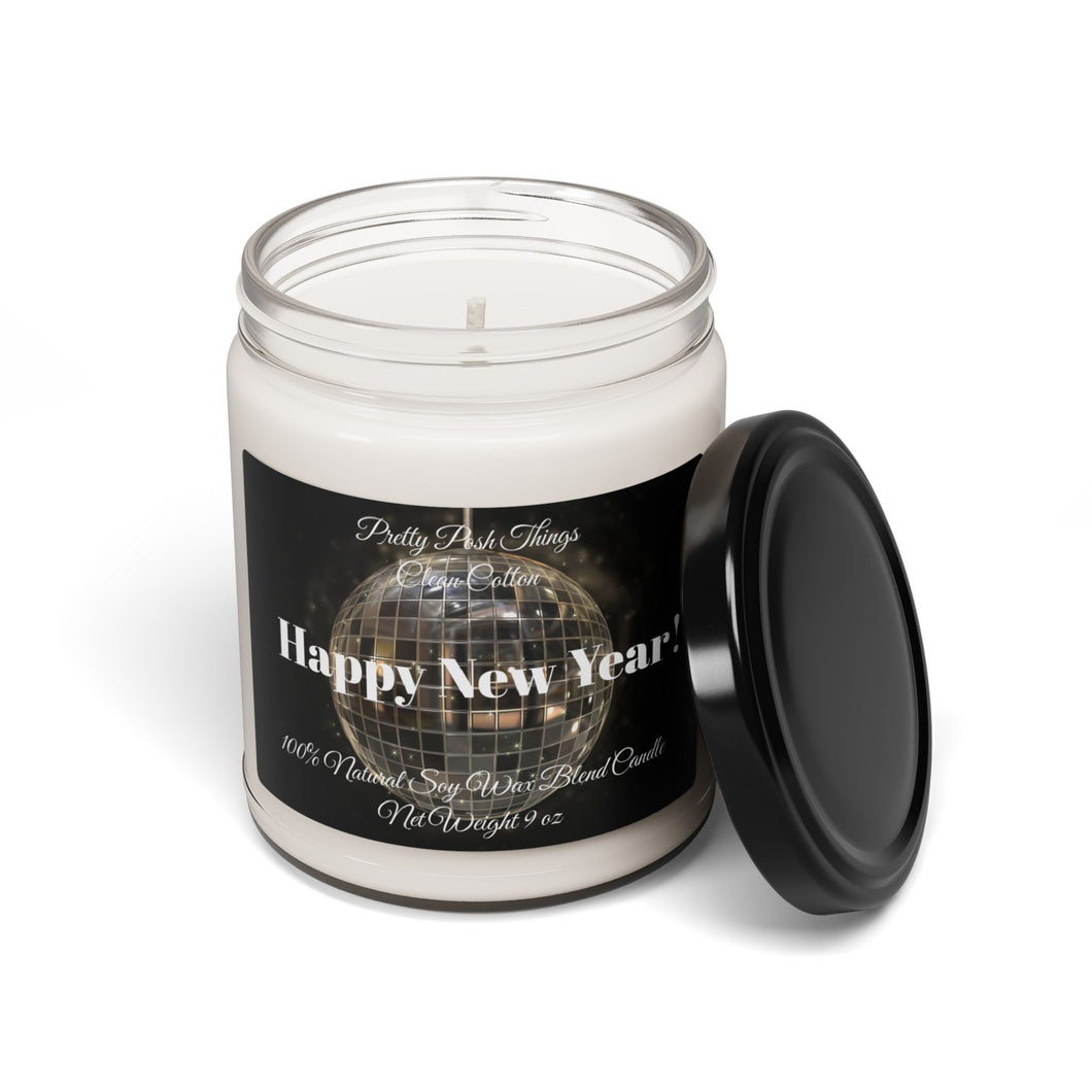 Pretty Posh Things Happy New Year  Scented Soy Candle, 9oz