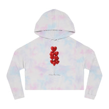 Load image into Gallery viewer, Pretty Posh Things Red Heart Balloons Cropped Hoodie