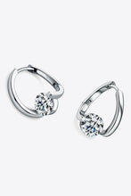 Load image into Gallery viewer, 2 Carat Moissanite 925 Sterling Silver Heart Earrings