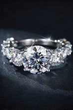 Load image into Gallery viewer, 8 Carat Moissanite 925 Sterling Silver Ring