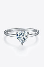 Load image into Gallery viewer, 1 Carat Moissanite 925 Sterling Silver Solitaire Ring