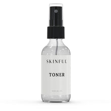 Load image into Gallery viewer, Nighttime Spa Bundle: 1-Skinful Facial Serum + 1-Skinful Facial Toner + 1-Skinful Facial Cleanser