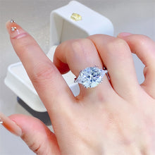 Load image into Gallery viewer, 5 Carat Moissanite 925 Sterling Silver Ring