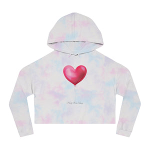 Pretty Posh Things Valentine's Day Balloon Cropped Hoodie