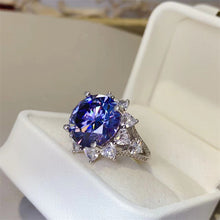 Load image into Gallery viewer, 10 Carat Moissanite 925 Sterling Silver Ring