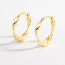 Load image into Gallery viewer, 925 Sterling Silver Hoop Earrings