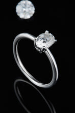 Load image into Gallery viewer, 1 Carat Moissanite 925 Sterling Silver Solitaire Ring