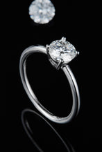 Load image into Gallery viewer, 1 Carat Moissanite 925 Sterling Silver Solitaire Ring