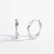 Load image into Gallery viewer, 925 Sterling Silver Hoop Earrings