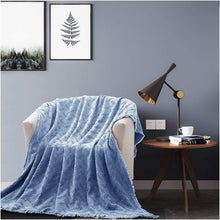 Load image into Gallery viewer, Kasentex 100% Cotton Soft Knitted Throw Blanket, Room Decor, Graduation Gifts, Fathers Day Gift, Mom Gift