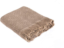 Load image into Gallery viewer, Kasentex 100% Cotton Soft Knitted Throw Blanket, Room Decor, Graduation Gifts, Fathers Day Gift, Mom Gift