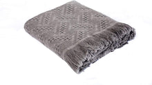 Load image into Gallery viewer, Kasentex 100% Cotton Soft Knitted Throw Blanket, Room Decor, Graduation Gifts, Fathers Day Gift, Mom Gift