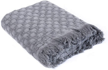 Load image into Gallery viewer, Kasentex 100% Cotton Soft Knitted Throw Blanket, Room Decor, Graduation Gifts, Fathers Day Gift, Mom Gift