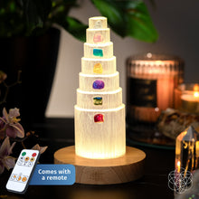 Load image into Gallery viewer, The Stress Shield Lamp - 7 Stones of Healing