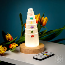 Load image into Gallery viewer, The Stress Shield Lamp - 7 Stones of Healing