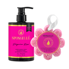 Load image into Gallery viewer, Bulgarian Rose Wild Flower &amp; Body Wash Refill Set