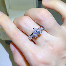 Load image into Gallery viewer, 3 Carat Moissanite 925 Sterling Silver Ring