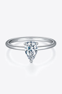 1 Carat Moissanite 925 Sterling Silver Solitaire Ring