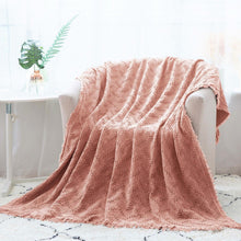 Load image into Gallery viewer, Kasentex 100% Cotton Soft Knitted Throw Blanket, Room Decor, Graduation Gifts, Fathers Day Gift, Mom Gift