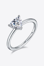 Load image into Gallery viewer, 1 Carat Moissanite 925 Sterling Silver Solitaire Ring