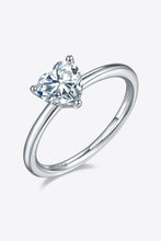 Load image into Gallery viewer, 1 Carat Moissanite 925 Sterling Silver Solitaire Ring