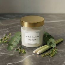 Load image into Gallery viewer, The Reset Candle — Lemongrass &amp; Eucalyptus