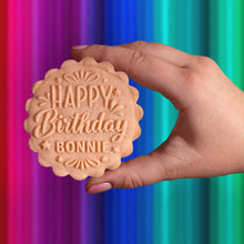 Load image into Gallery viewer, Embossed Birthday Cookie Stamp - Make a Wish