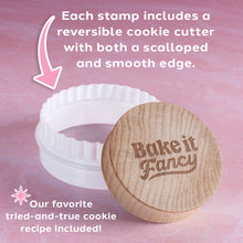 Load image into Gallery viewer, Embossed Birthday Cookie Stamp - "HBD" HAPPY BIRTHDAY