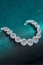 Load image into Gallery viewer, 925 Sterling Silver 10.4 Carat Moissanite Bracelet