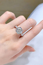 Load image into Gallery viewer, 5 Carat Moissanite Side Stone Ring