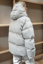 Load image into Gallery viewer, Pocketed Zip Up Hooded Puffer Jacket