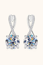 Load image into Gallery viewer, 4 Carat Moissanite 925 Sterling Silver Earrings