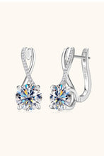 Load image into Gallery viewer, 4 Carat Moissanite 925 Sterling Silver Earrings