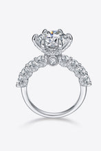 Load image into Gallery viewer, 5 Carat Moissanite Side Stone Ring