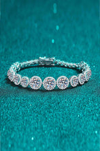 Load image into Gallery viewer, 925 Sterling Silver 10.4 Carat Moissanite Bracelet