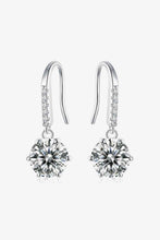 Load image into Gallery viewer, 6-Prong Moissanite Drop Earrings