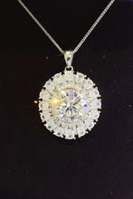 Load image into Gallery viewer, 5 Carat Moissanite 925 Sterling Silver Necklace