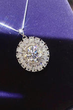 Load image into Gallery viewer, 5 Carat Moissanite 925 Sterling Silver Necklace