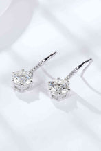 Load image into Gallery viewer, 6-Prong Moissanite Drop Earrings