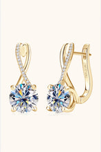 Load image into Gallery viewer, 4 Carat Moissanite 925 Sterling Silver Earrings