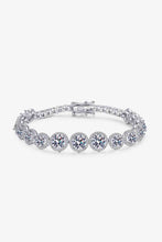 Load image into Gallery viewer, 925 Sterling Silver 10.4 Carat Moissanite Bracelet