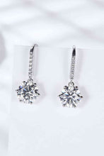 Load image into Gallery viewer, 6-Prong Moissanite Drop Earrings