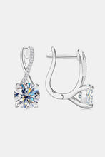 Load image into Gallery viewer, 4 Carat Moissanite 925 Sterling Silver Earrings