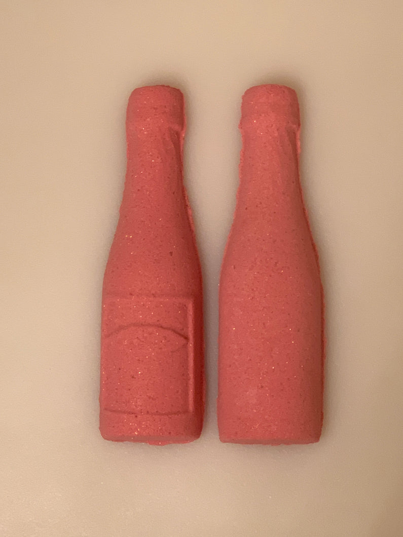 Pink Champagne Bubble Bath Bombs (Set of 2)